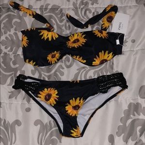 NEVER WORN NWT Sunflower Bikini😍